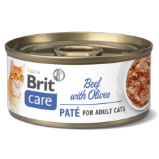 Brit Care Cat TURKEY PATÉ WITH HAM 70g